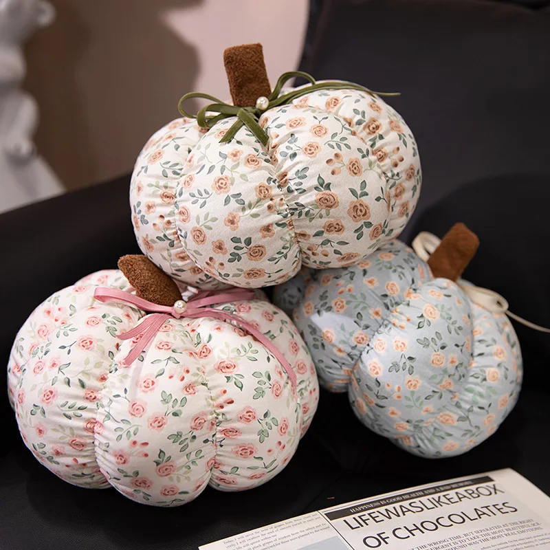 Kawaii Delikatna Nordic Dynia Pluszowa Poduszka Miłości Zabawki Urocza Miękka Roślina Wypchana Lalka Dekoracje Świąteczne Poduszka Prezent na Halloween
