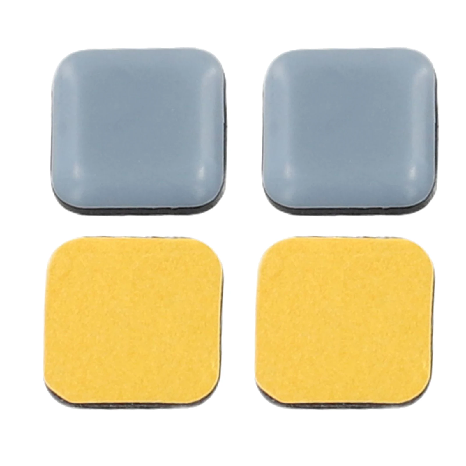 20pcs Feet Glider Square Furniture Gliders Selfadhesive Sliders Blue Floor Mover Pads For Household Home Furniture