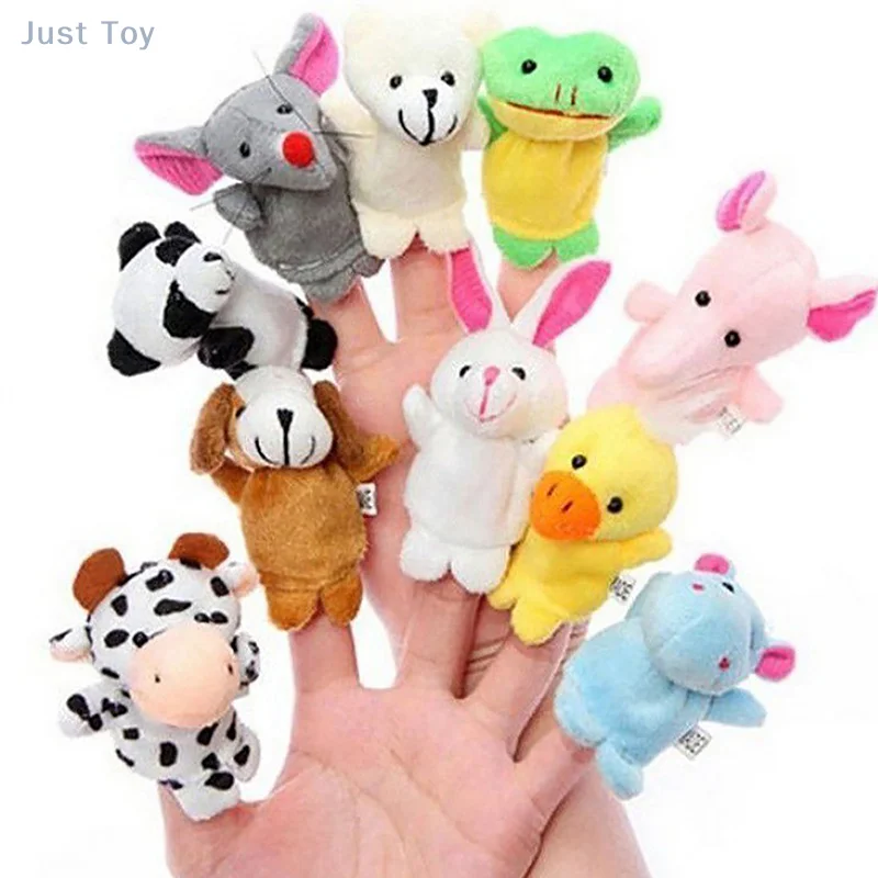 Cartoon Hand Doll Finger Puppet Baby Child Comfort Doll peluche Finger Puppet burattino a mano piccolo giocattolo Mini Toy Fingertip Doll