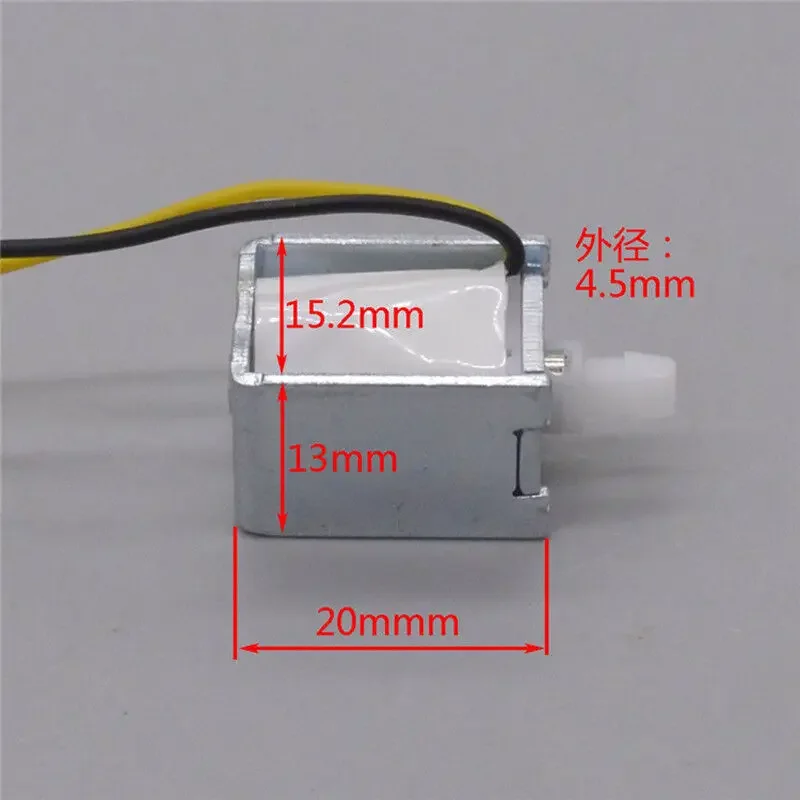 SKOOCOM SC0526GC DC 6V Mini Electric DC Solenoid Air Valve N/C Normally Close Exhaust Valve For Massager sphygmomanometer