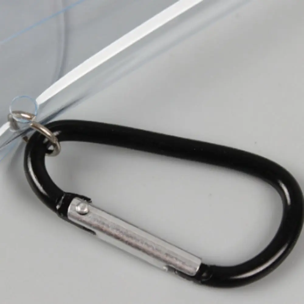 Dustproof Anime Display Bag with Metal Buckle Transparent Storage Box Keychain Multiple Sizes Organizer Bag Mini Wallet