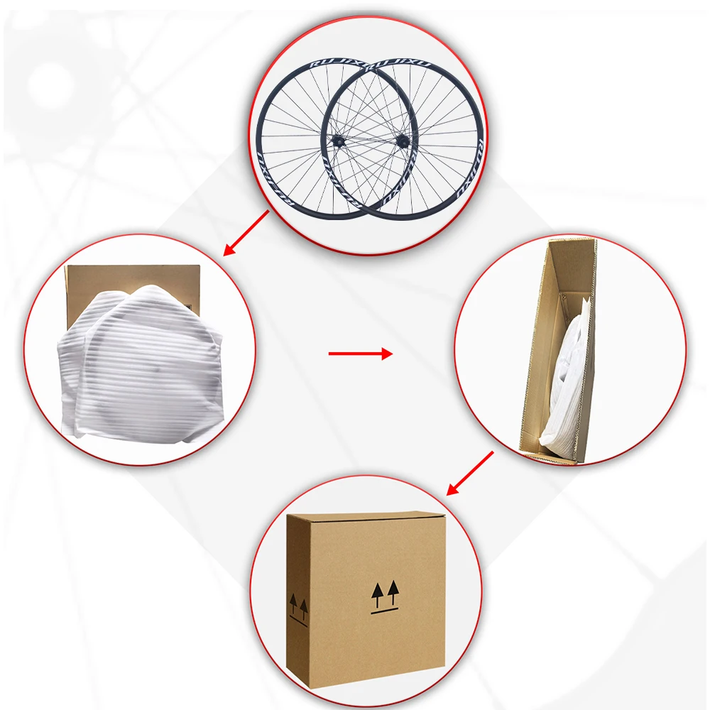 RUJIXU Hochleistungs-Fahrradradsatz 26/27,5/29 Zoll aus Aluminiumlegierung, 28 Stunden, schlauchlos und Drahtreifen-Mountainbike-Räder – Detail 10