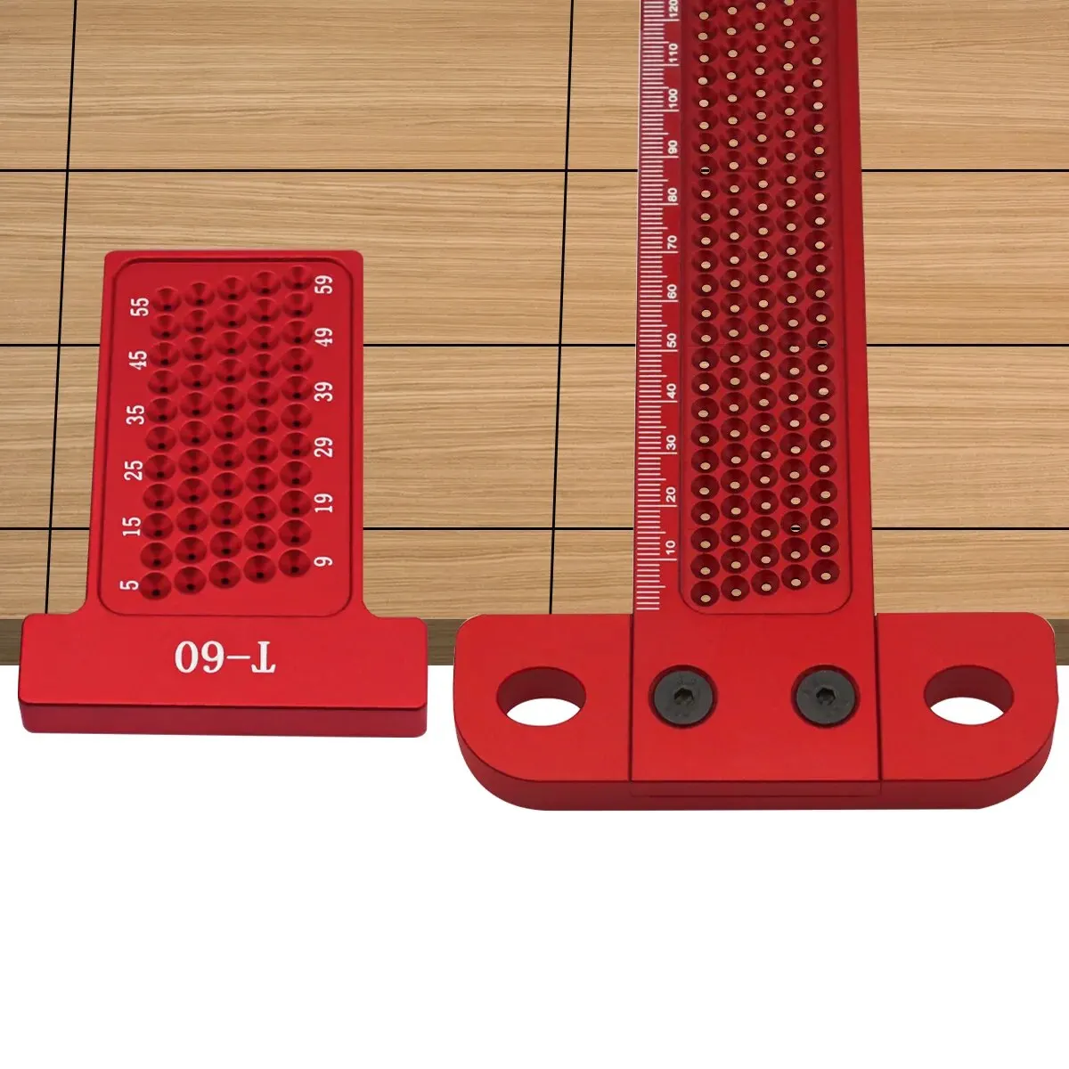 ไม้ Scribe 60-260 มม.T-type ไม้บรรทัด Scribing ไม้บรรทัดอลูมิเนียมวาดเส้นเครื่องหมายวัด DIY เครื่องมือวัด