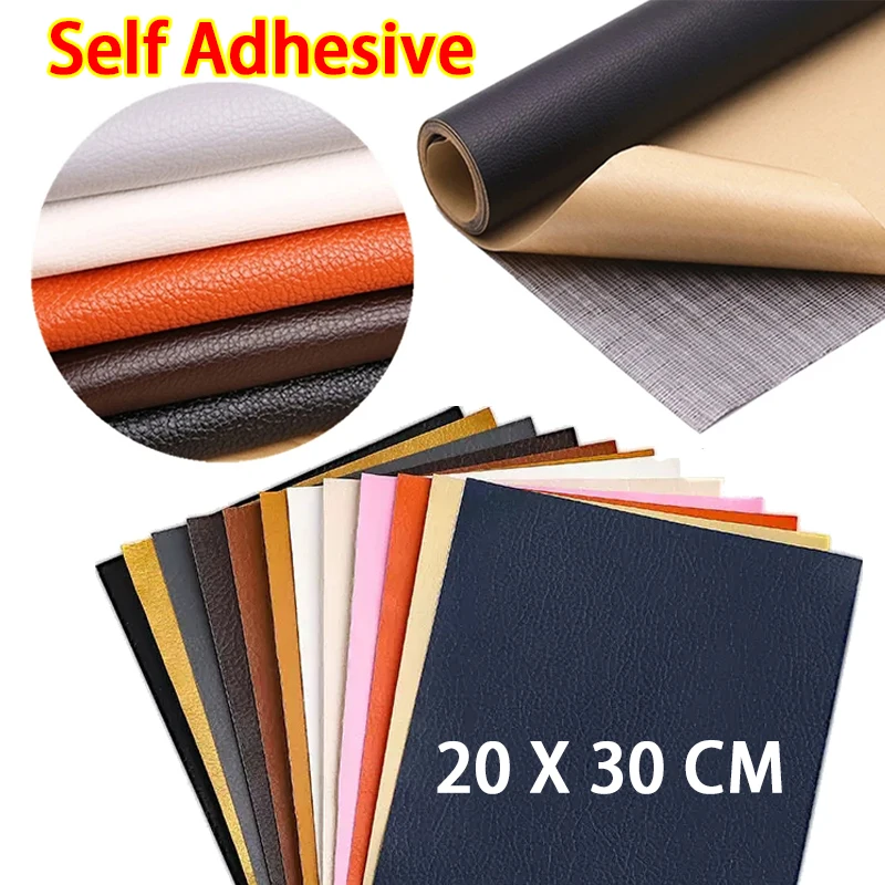 

Leather Repair Self Adhesive Stickers Patch On Car Sofa Furniture Diy Crafts Materials Patches Faux Synthetic Leather 20x30cm