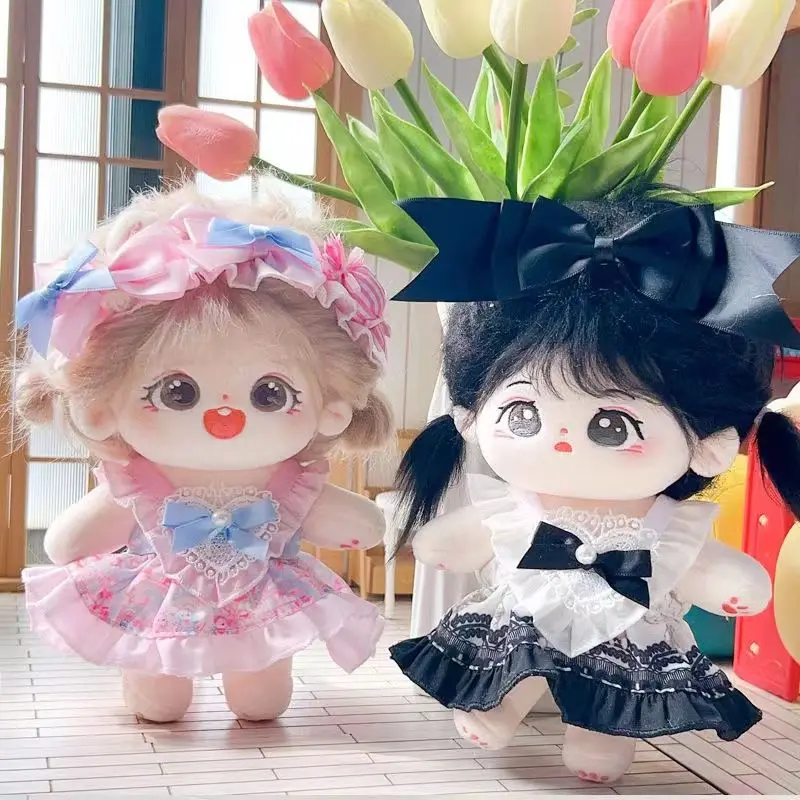 20cm baby dress, cute Lolita-style dress, cotton doll princess dress set view 6
