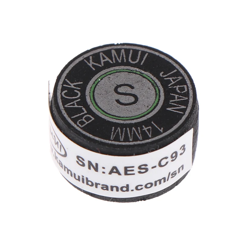 1Pc 14MM SS/S/M/H pointe de queue de billard de qualité pointe de queue en cuir tête de queue à neuf boules pointe de queue de billard accessoires de billard