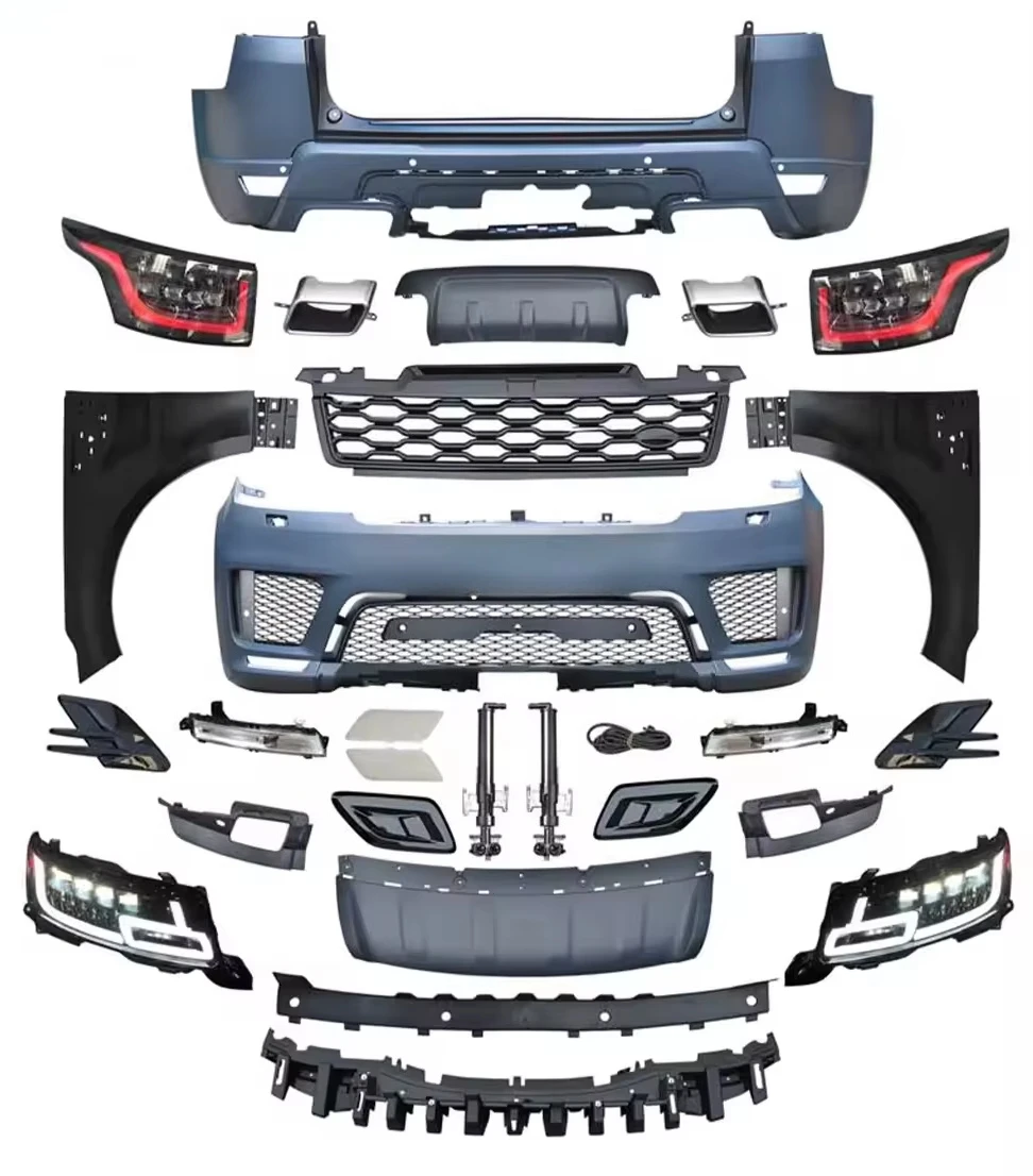 Factory Outlet New for Sport Upgrade OE Style Bodykit 2013-2017 Facelift 2018 Model Bumper Grille LED Headlights Bolt-On