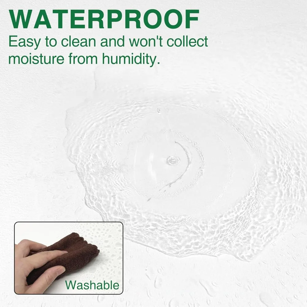 Azulejos de techo de caída suave de 2 pies x 4 pies - PVC premium para evitar roturas - Instalación impermeable, resistente al fuego y fácil de descenso