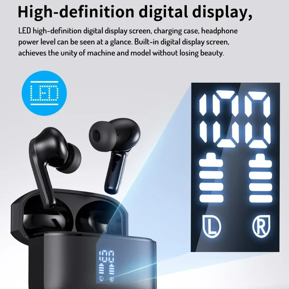 Wireless Bluetooth Headphones Fashionable High Appearance Value Lossless Sound Noise Cancellation Ultra Long Battery Life for Bu