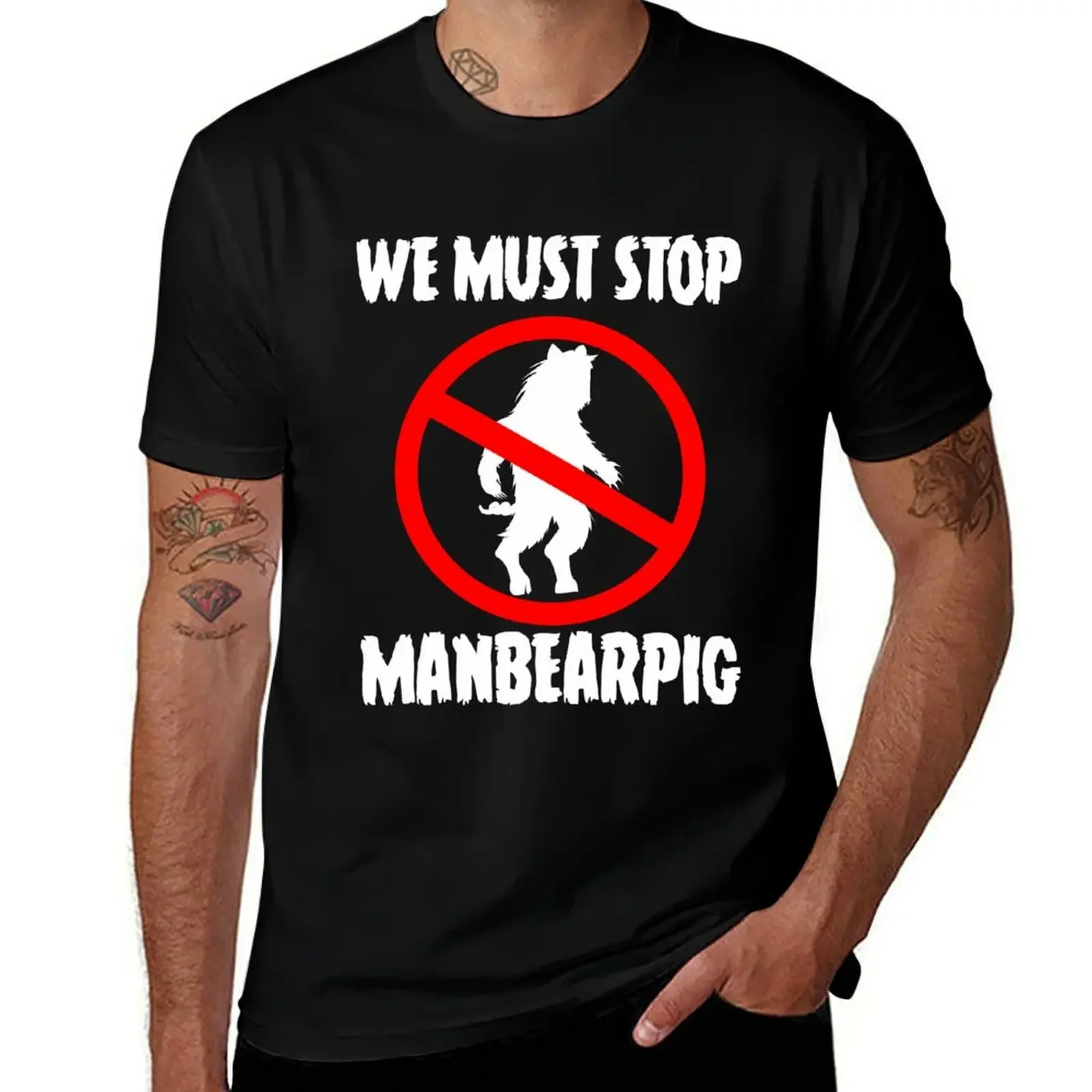 

ManBearPig T-Shirt customs anime shirts graphic tee men