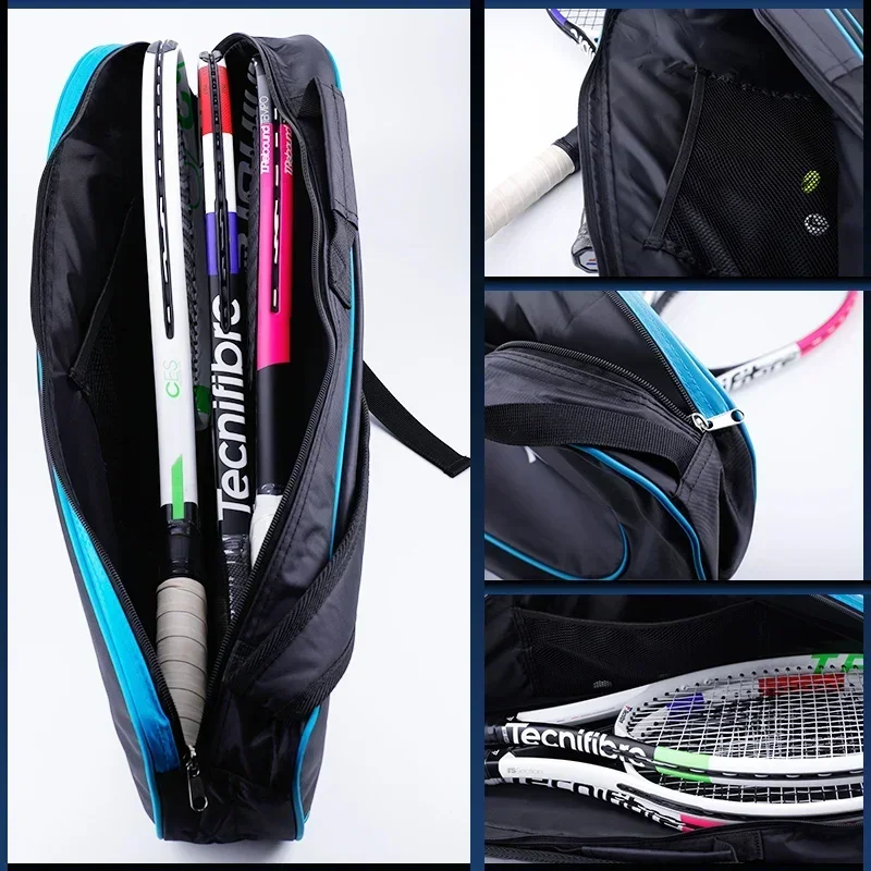 HEAD Tennis Racket Bag 3 Pack Training Sport Competition Shoulder Hand Bag Squash Badminton Raquete De Padel Bag