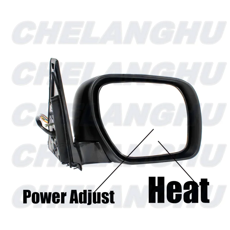 For Pajero 2006 2007 2008 2009 2010 2011 2012 2013 2014 2015 2016 2017 2018 2019 2020 2021 Right 10 Pins Chrome Painted Mirror