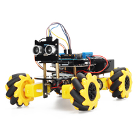 Tscinbuny 4WD Smart Robot Automation Kits For Arduino Programming Project Easy to Assemble Robot Car Coding Robot with E-manual