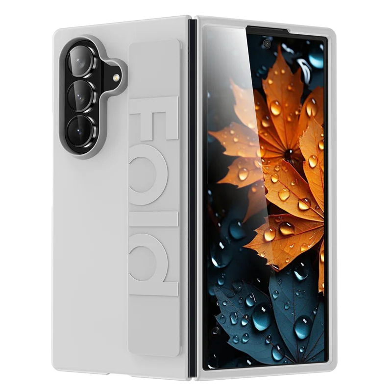 Funda con correa elástica para muñeca para Samsung Galaxy Z Fold 8 Ultra 7 6 5 4 3 correa de silicona a prueba de golpes mate PC duro 4