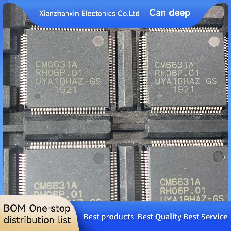 

1pcs/lot CM6631A CM6631 6631A QFP100 High speed audio processor chip in stock
