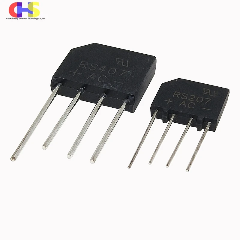 5pcs RS406 RS407 RS507 RS508 RS608 RS808 DIP ZIP-4 Bridge Rectifier New Original