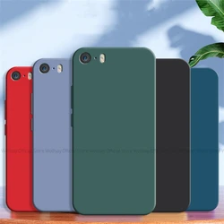 For iPhone SE 2016 Case For iPhone 5 5s SE 2016 Cover Luxury Shockproof TPU Liquid Silicone Phone Back Case For iPhone SE 2016