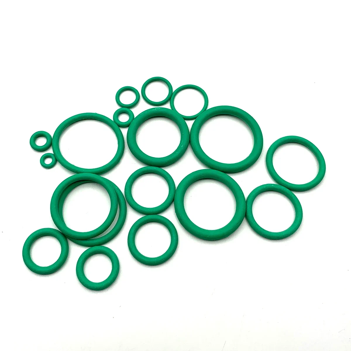 279 Pieces of Green Nitrile Rubber O-ring Kit CS1.5/2.5/3.5mm, Outer Diameter 3-22mm, Oil Resistant and Corrosion-resistant.