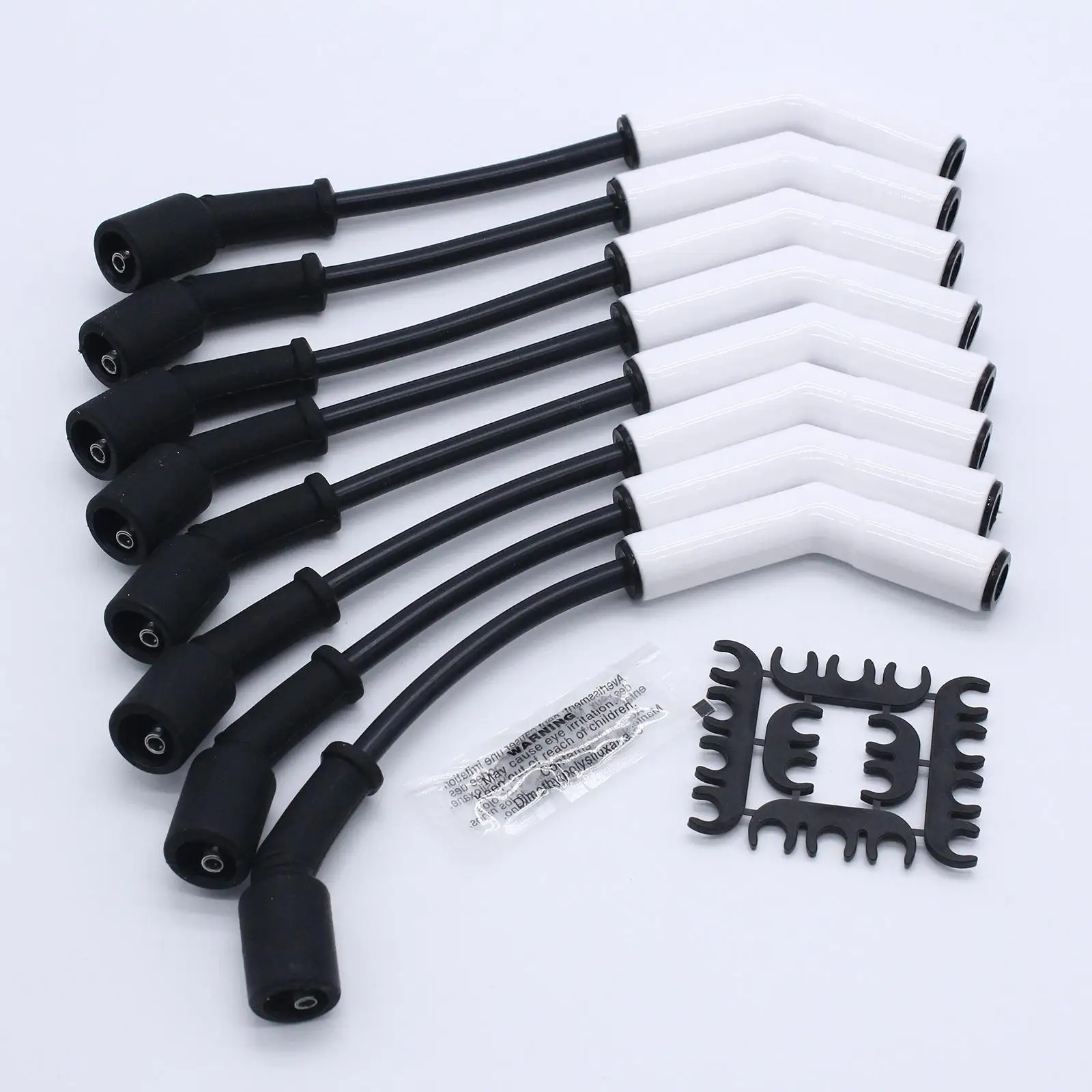 

Spark Plug Wire Set Ceramic Boot High Performance Ignition Cable 8mm Wire Kit for GM LS3 LS4 LS7