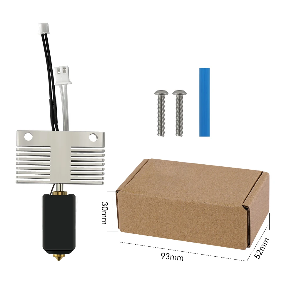 ل ELEGOO Neptune 4 Plus Max Hotend Kit فوهة فولاذية صلبة نحاسية عالية السرعة ملحقات طابعة ثلاثية الأبعاد لـ Elegoo 4 Plus #5