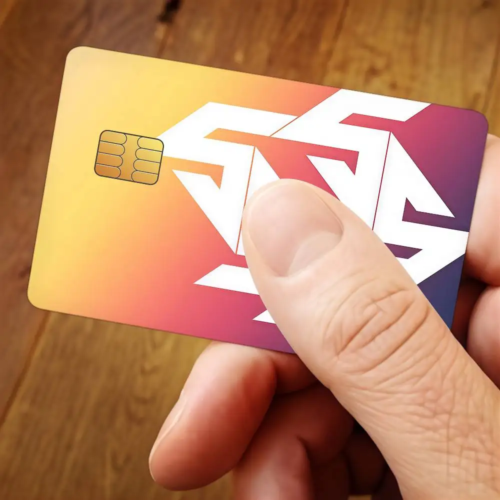 Fashion C-CSGO Cool Credit Card Skin Stickers For Bank Card Bus Metro Cards Waterproof Anti-Scratch Gift 4PCS
