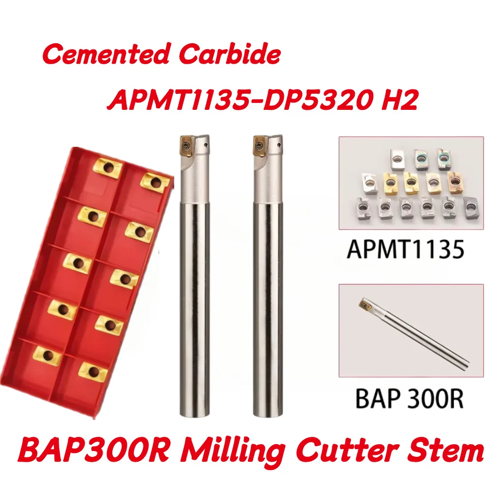 BAP300R Milling Cutter Stem AMPT1135 APKT1135 Blade C10 C12 C14 C15 C16 C20 Milling Cutter Seat CNC Rough Machining Hard Alloy