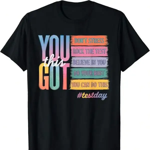 Test Day Rock The Test Teacher Testing Day You Got This T-Shirt