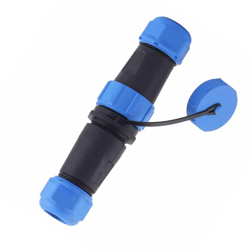 SP21 Waterproof Aviation Connector 2/3/4/5/7/12 Pin IP68 Aviation Plug 30A 500V Docking Type Cable in line Connector