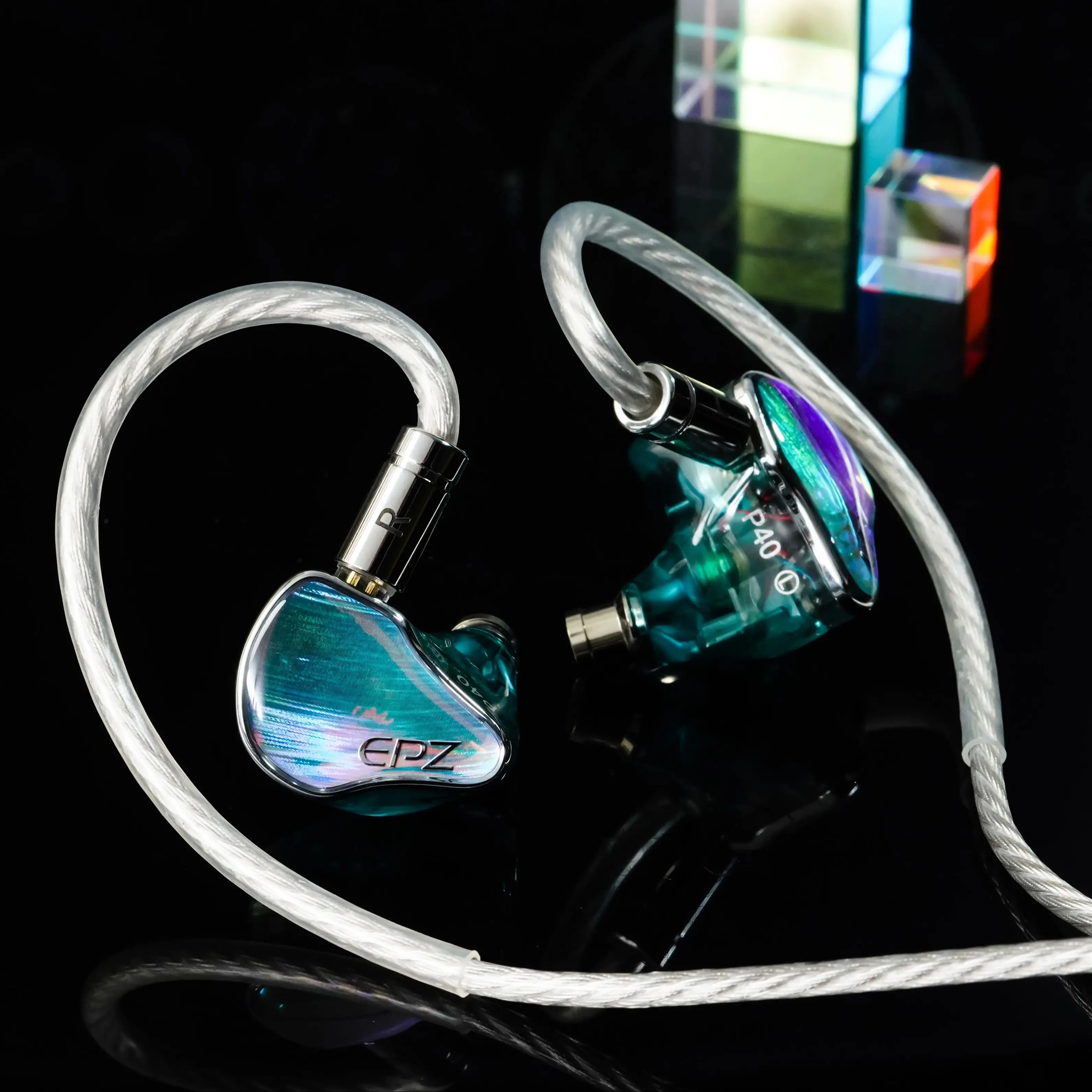 イヤホン epz p40 EPZ P40 PZT Ceramic In-Ear Hi-Fi Monitoring Headphones 2DD+1Planar