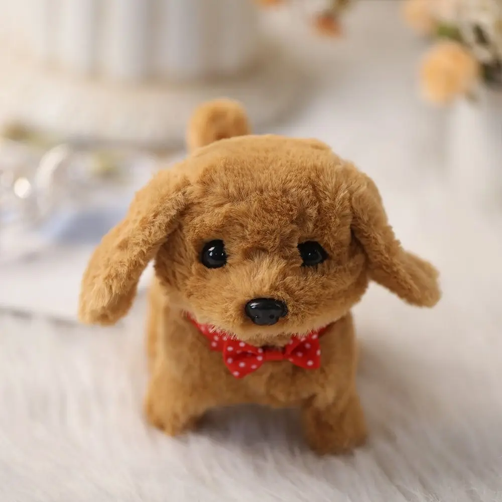 

Interactive Puppy Robot Puppy Plush Toy Dog Robot Puppy Walking Barking Tail Wagging Walking Dog Toy Educational Gift