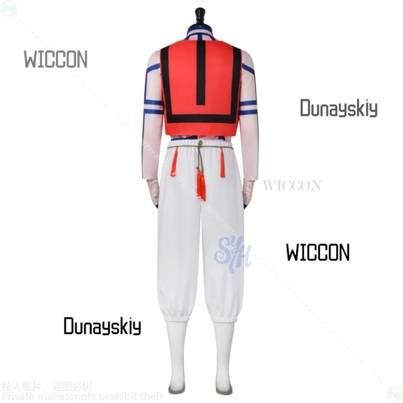 Shop1104340175 متجر إنفينيتي كاسل بلاي هاكوجي أكازا تومي شيطان مثير بذلة الوردي سترة الدعائم عيون شعر مستعار هالوين #6