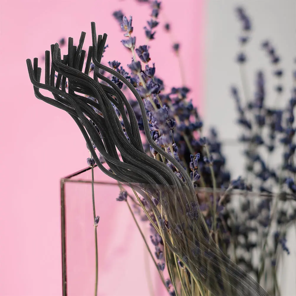 

20Pcs Black Rattan Reed Diffuser Sticks Replacement Suitable for Essential Oil Aroma Diffuser Fragrance Home Use