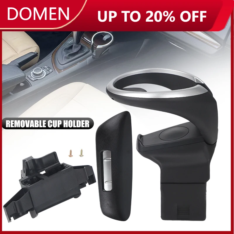

Car Front Cup Holder 51160443082 Auto Accessories Cup Drink Holder For BMW 128I 135I X1 E82 E84 E88 51169144632 51169122655