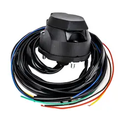 7-Pin Trailer Socket Box with 1.5m European Towing Vehicle Connector Parts
