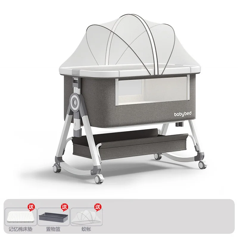 

Movable Portable Cradle Foldable Multifunctional Newborn Splicing