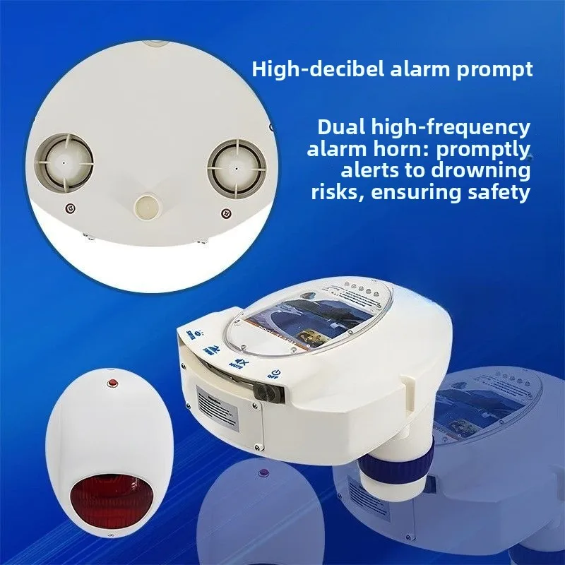 Swimming pool alarm Water wave vibration High decibel alarm Anti-drowning swimming pool life-saving equipment