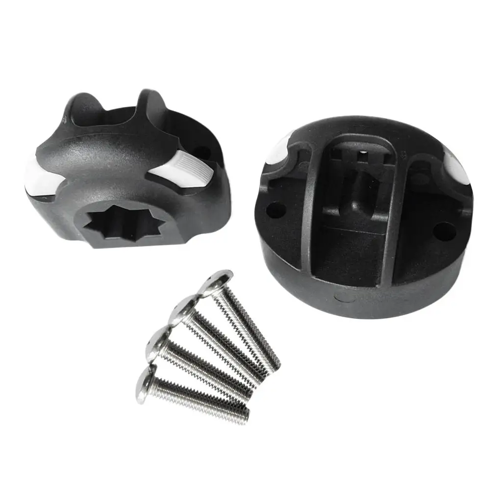 Boat Marine Rod Holder Mount Base Replacement Nylon Fishing Accessories for Kayak Canoe Semi Circular Design