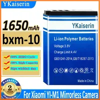 YKaiserin 1650mAh Bxm-10 Replacement Battery for Xiaomi YI-M1 Mirrorless Camera Batterie Bateria Warranty 2 Years