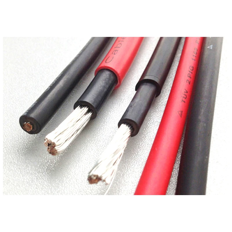 New Energy Wire Soft Silicone Wire 19000/0.08TS 95mm2 Square High Temperature 200 Degrees Silicone Cables for Battery Uses