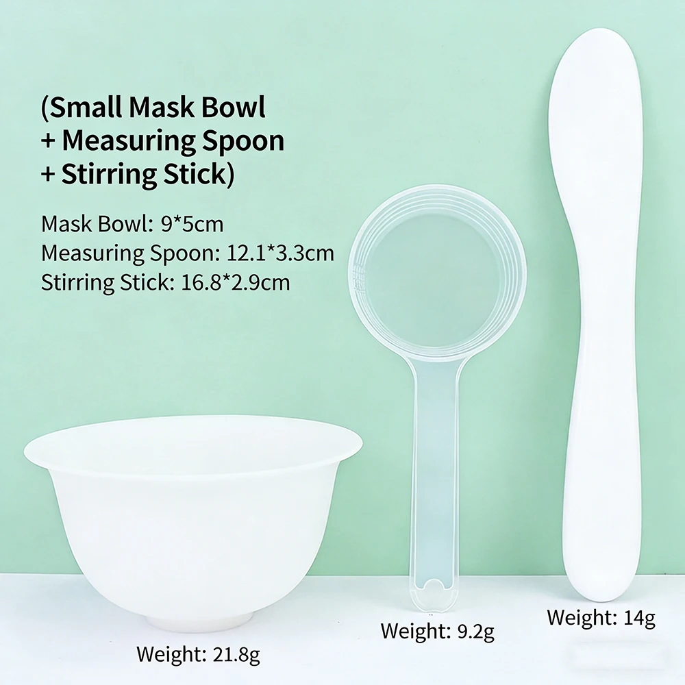 1/2/3/4pcs Maschera per il viso fai da te Ciotola di miscelazione Cucchiaio Stick Set SPA Strumento di bellezza fai da te Maschera di fango morbido Applicatore Spatola Strumenti per la cura della pelle