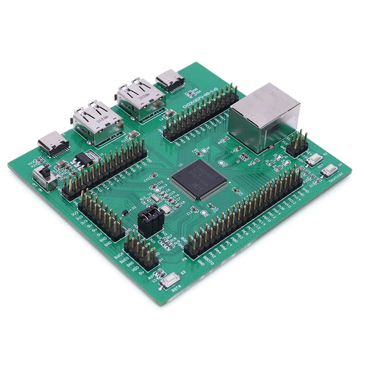 New CH32V307 Development Board CH32V307V-EVT-R0 MCU Evaluation Board USB Low Cost Development Board
