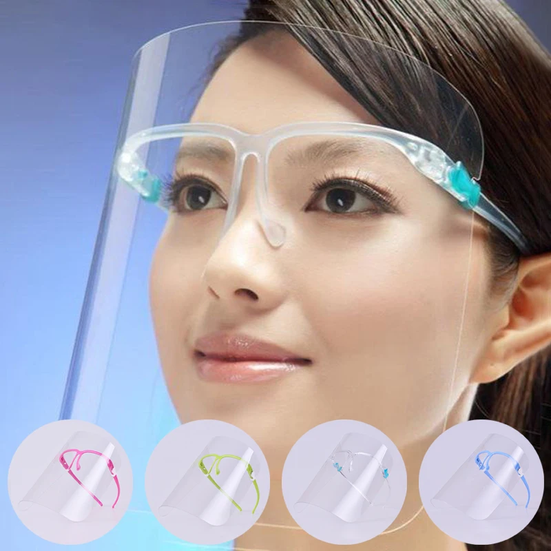 Protector facial transparente, cubierta facial completa, película protectora de seguridad, herramienta antiaceite, antiniebla, cocina, hogar, máscara limpia a prueba de polvo
