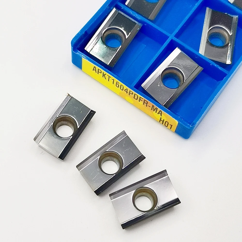 

Carbide Blade APKT1604PDER MA H01 Carbide Turning Inserts for CNC Lathe Tool APKT 1604 PDER Cutting Tool Milling Cutter