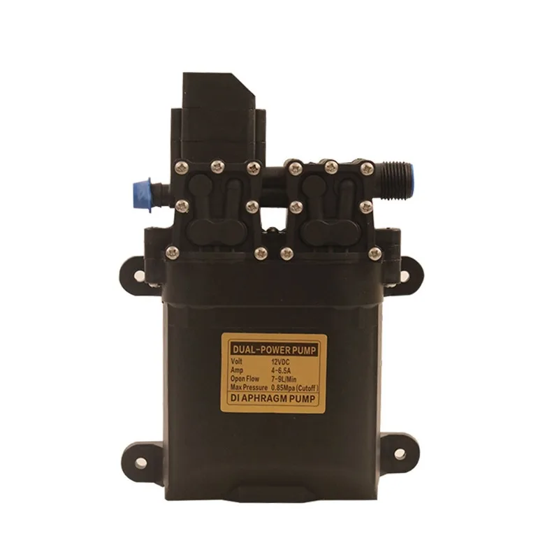 Electric sprayer, water pump, intelligent 12V medicine pump, turn off the gun, stop the machine, wash the car   double pump