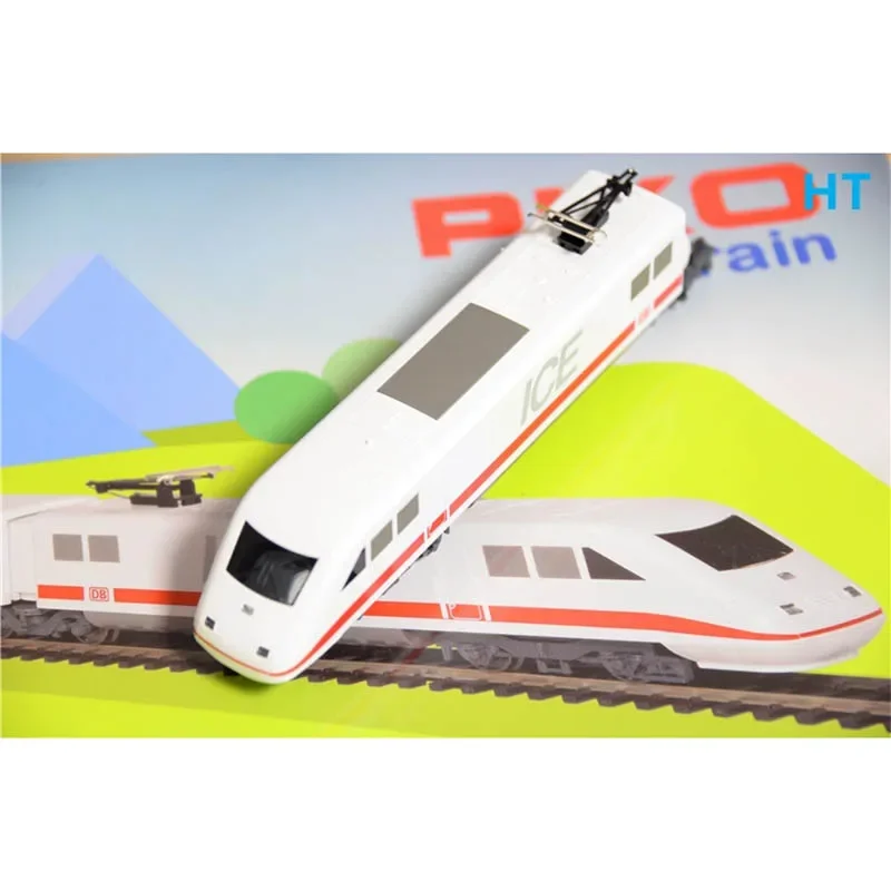 ชุดโมเดลรถไฟ Piko HO 1/87 57094รถไฟรุ่นจูเนียร์ชุดรถไฟ ICE3มีลู่/ไม่มีรางเสริม