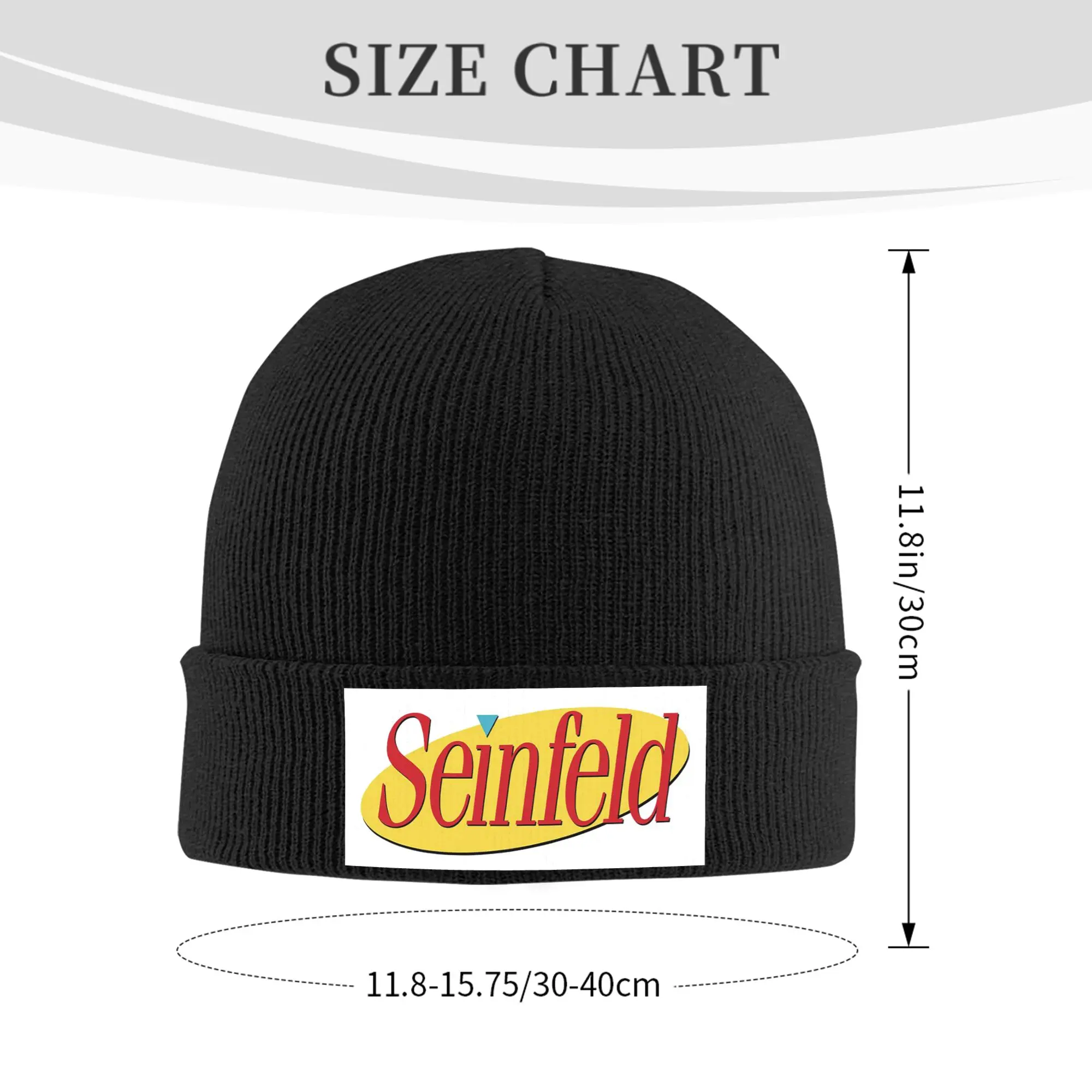 Seinfeld Logo Winter Skullies Beanies Hat Warm Autumn Knitted Hats Bonnet Caps for Women Men