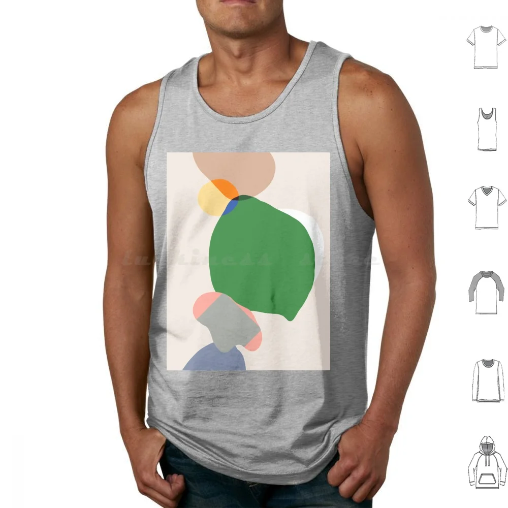 Antigravity Tank Tops Vest Sleeveless Klaudtree Antigravity Abstract Minimal Simple