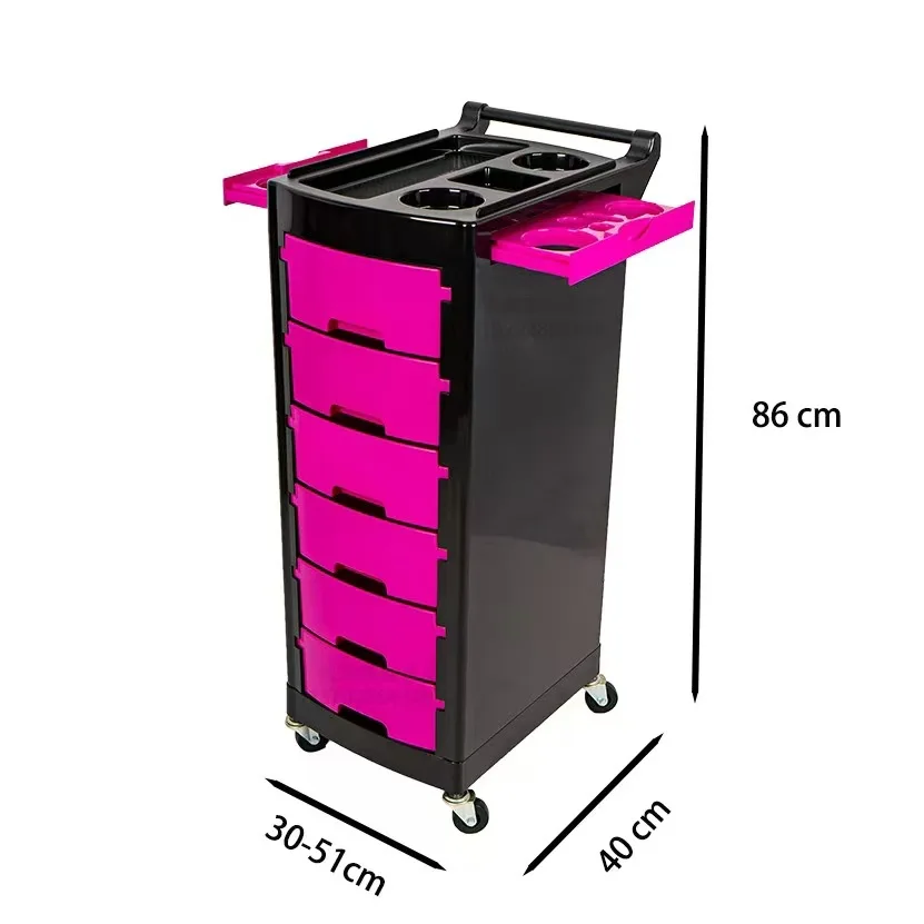 

Beauty and hair care vehicle tool cart, hair salon push cart, multi-functional perming and coloring push cart