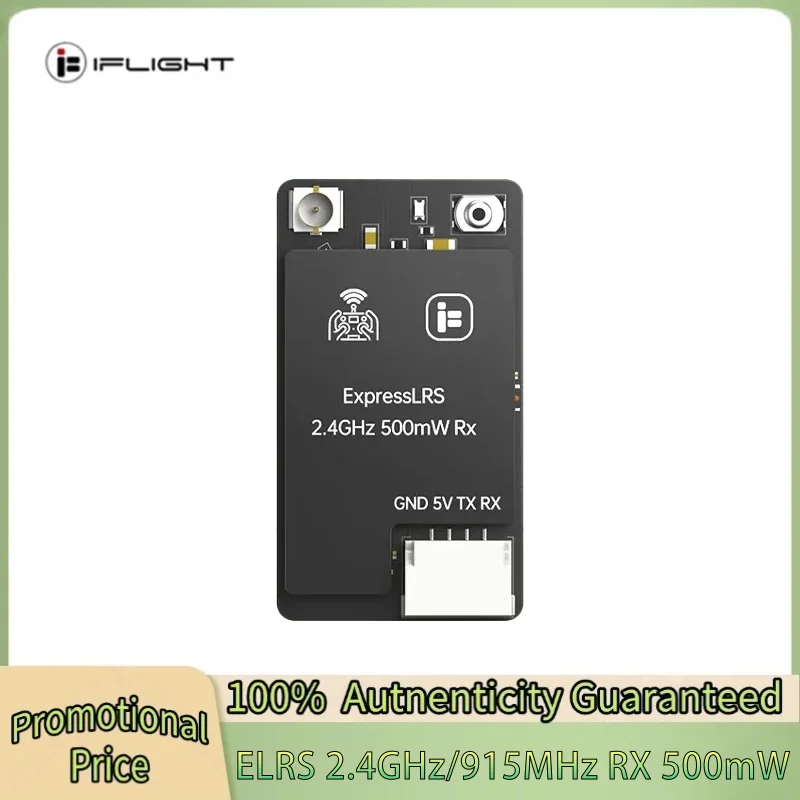

IFlight ExpressLRS ELRS 500mW Receiver ELRS 900MHz 500mW RX / ELRS 2.4GHz 500mW RX for FPV Parts
