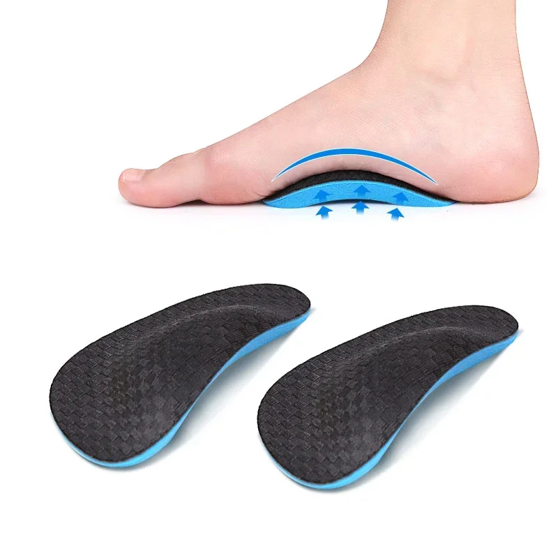 Plantillas para el cuidado de los pies, medias almohadillas para arco, ortesis, Corrector de juanete, cojín de soporte para pies planos, fascitis Plantar, almohadilla deportiva para el cuidado de los pies